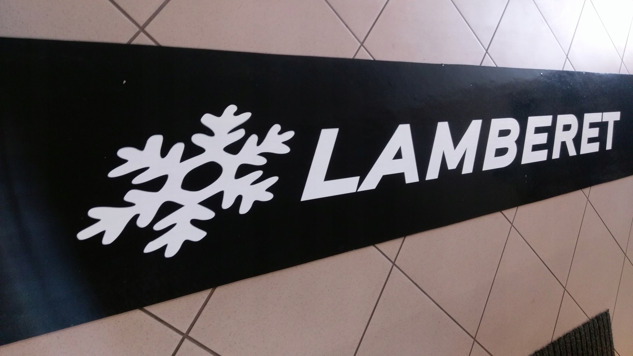 Chlapacz fartuch naczepy przyczepy LAMBERET czarny Installation side Rear