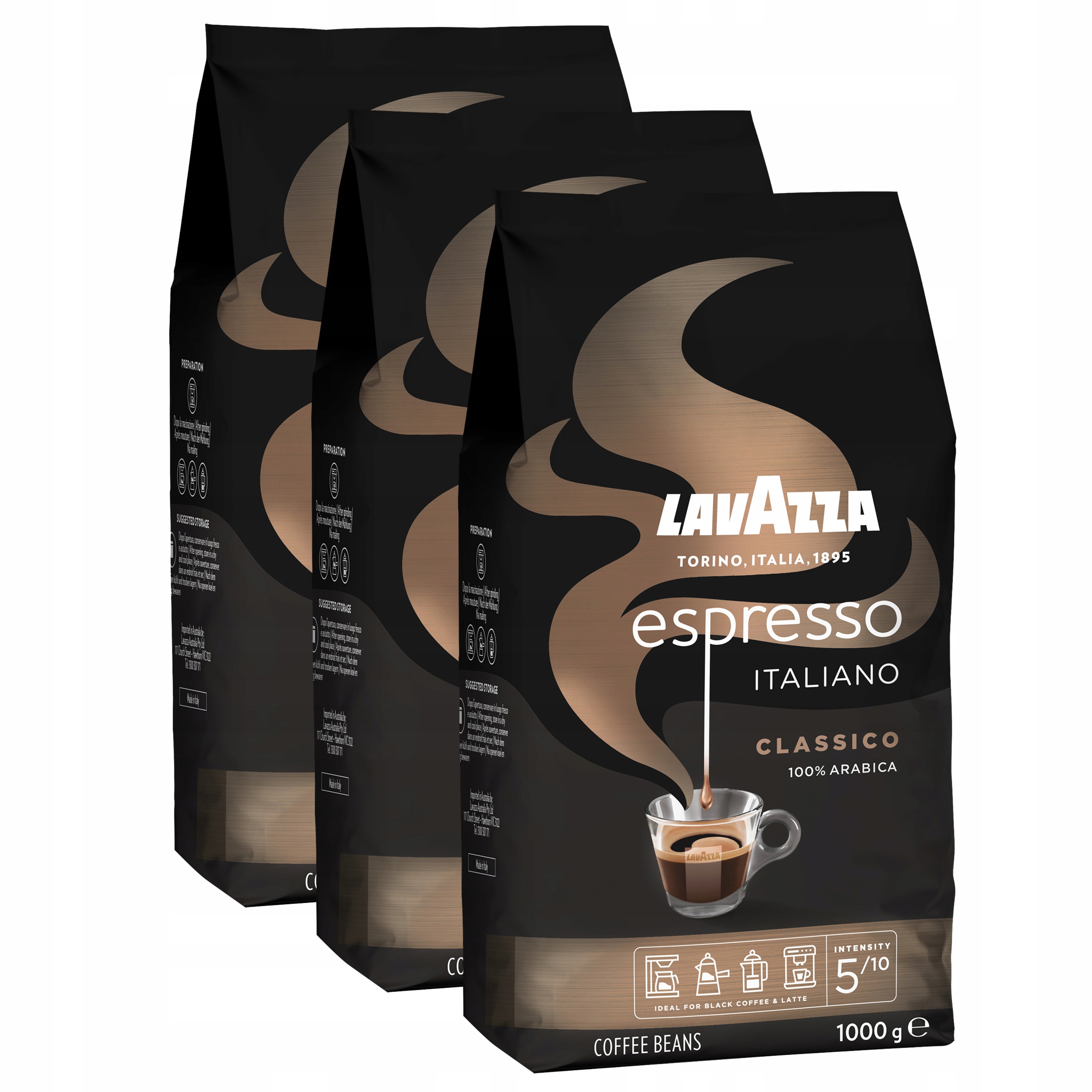 Levně Káva zrnková Lavazza Espresso 3x1 kg