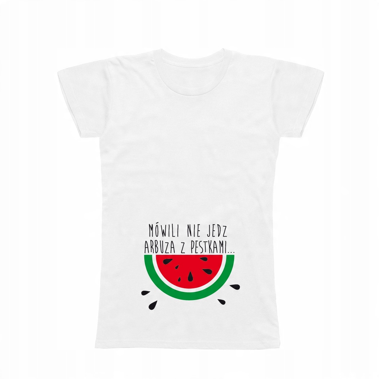 

M Koszulka T-shirt Ciążowa Arbuz Dla Mamy Ciąża