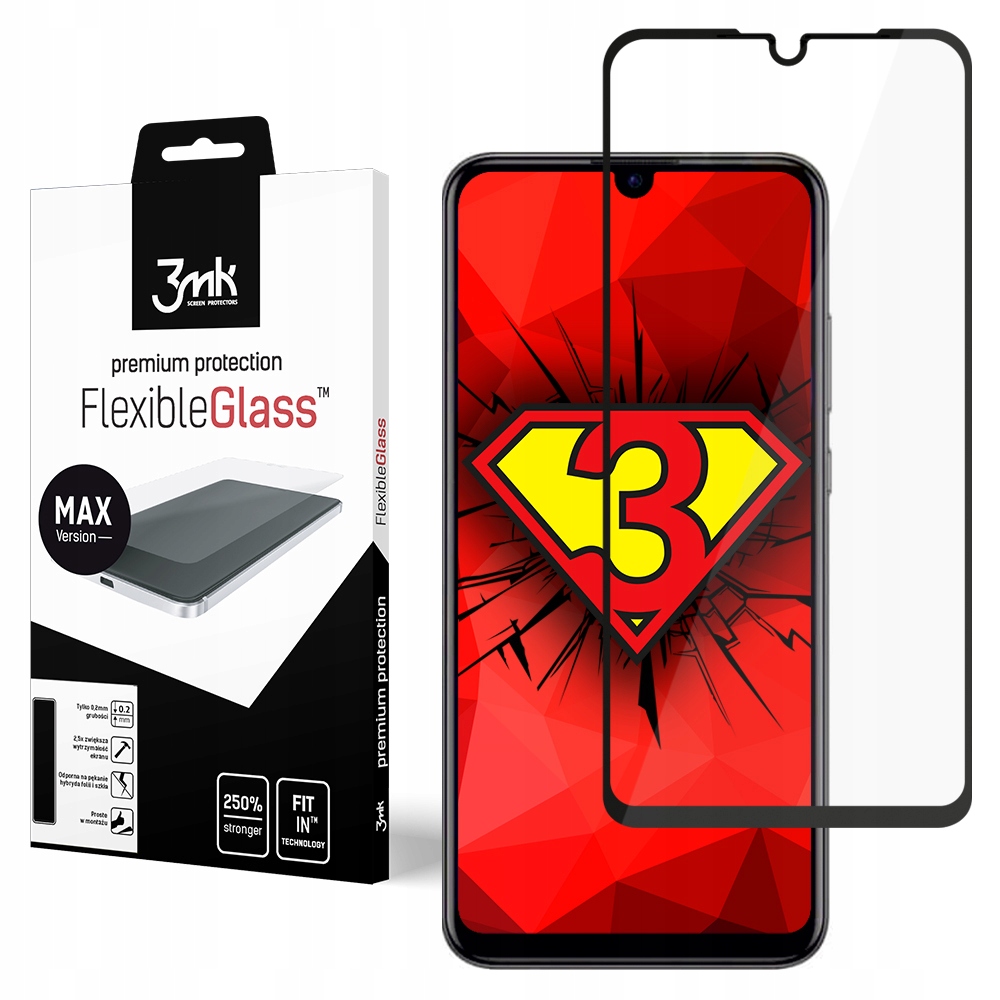 

Szkło hybryda 3mk Flexible Glass Max do Huawei P30