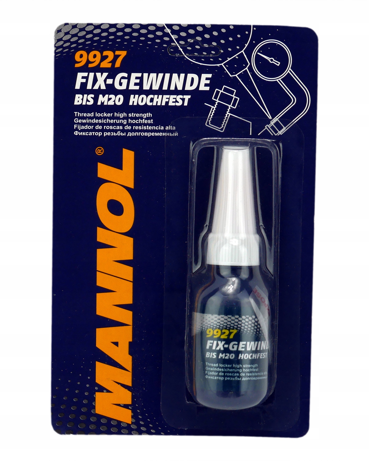 

Mannol 9927 Klej Do Śrub Gwintów Mocny Czerwony