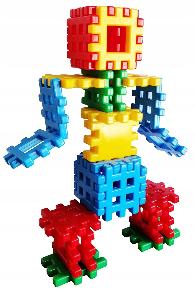 WAFLE KLOCKI KONSTRUKCYJNE KOSTKA ADUSIE 60 EL Typ wafle