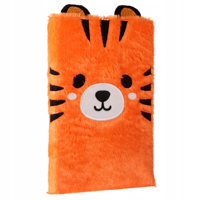 Puszysty pluszowy notatnik notes pamiętnik TYGRYS Kod producenta 00