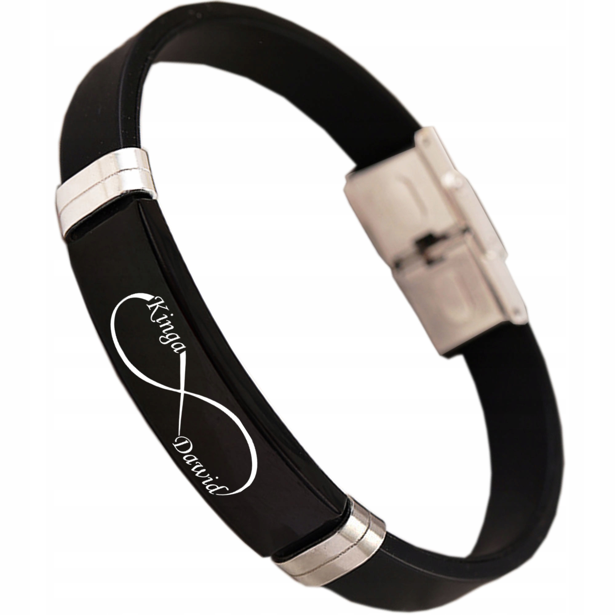 

Bransoletka ze Stali Szlachetnej z Grawerem