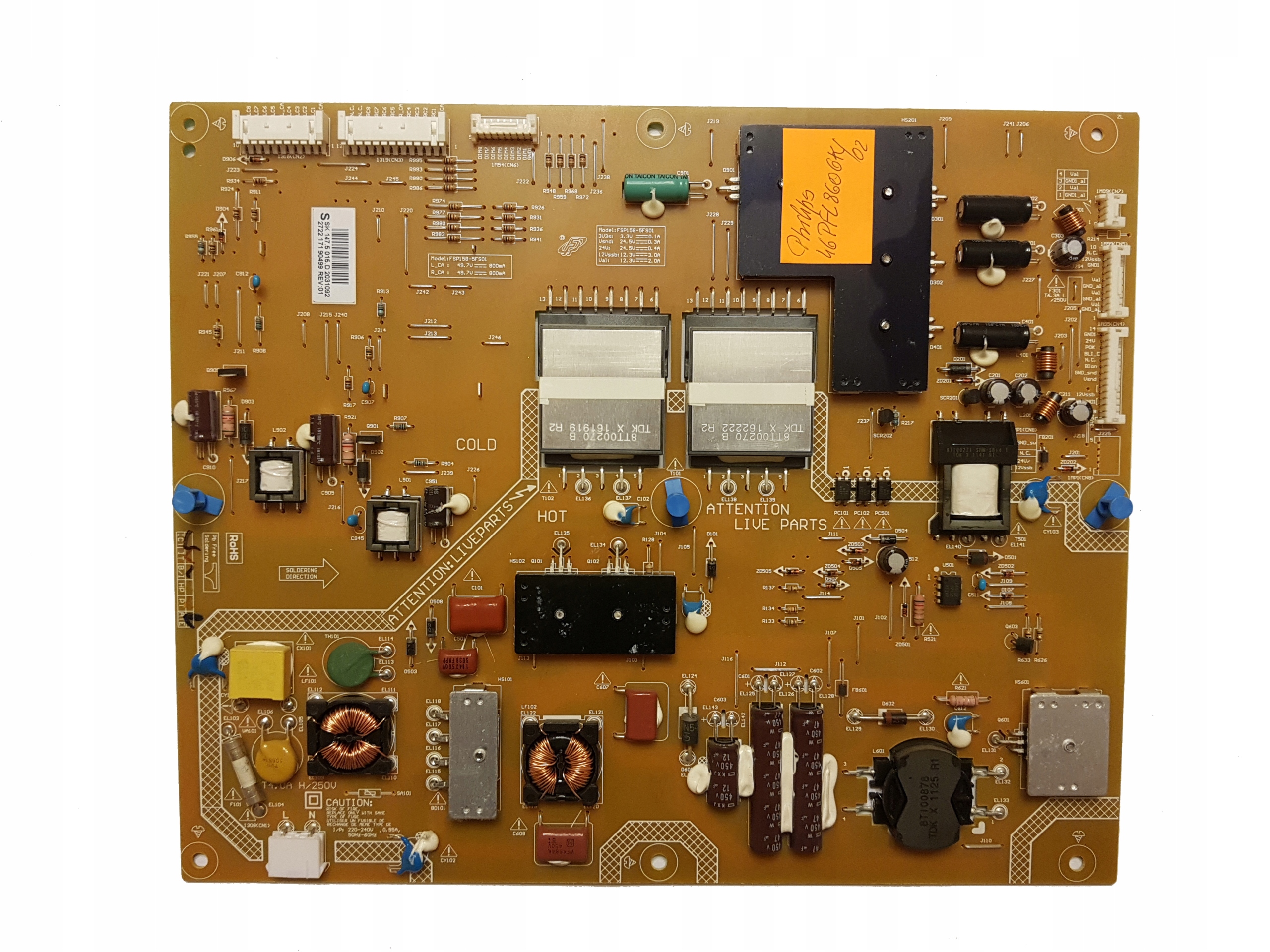 ZASILACZ FPS158-5FS01 PHILIPS 46PFL8606K/02