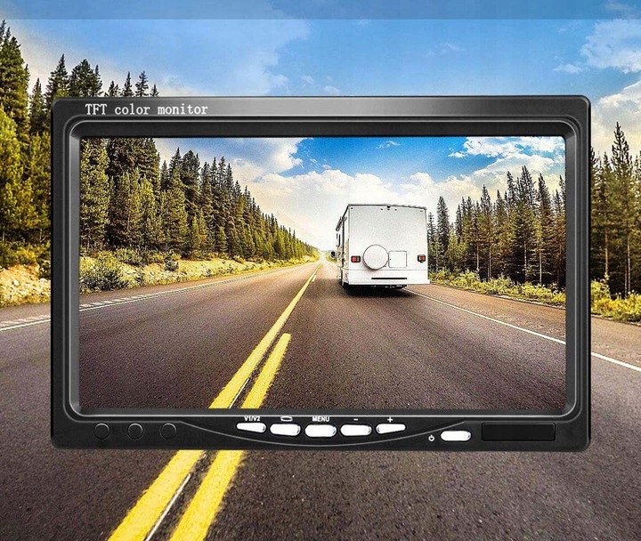 KAMERA COFANIA BUS TIR DIODY 18 IR MONITOR 7 10m Model MONITOR 7 KAMERA BUS 10m 12V 24V