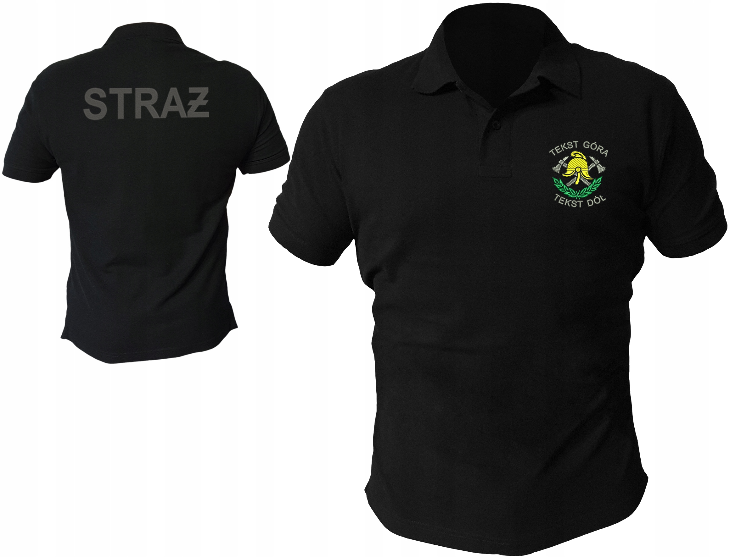 

Polo Straż Osp, Nazwa Własnej Jednostki Haft