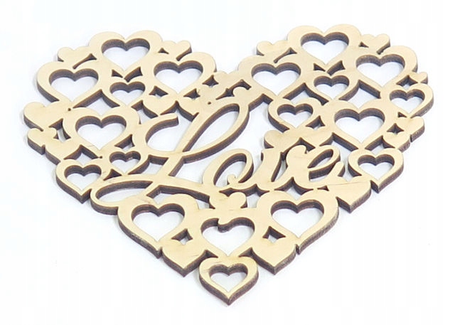 

Serce ażurowe love dekor ozdoba 120 x 112 AB88