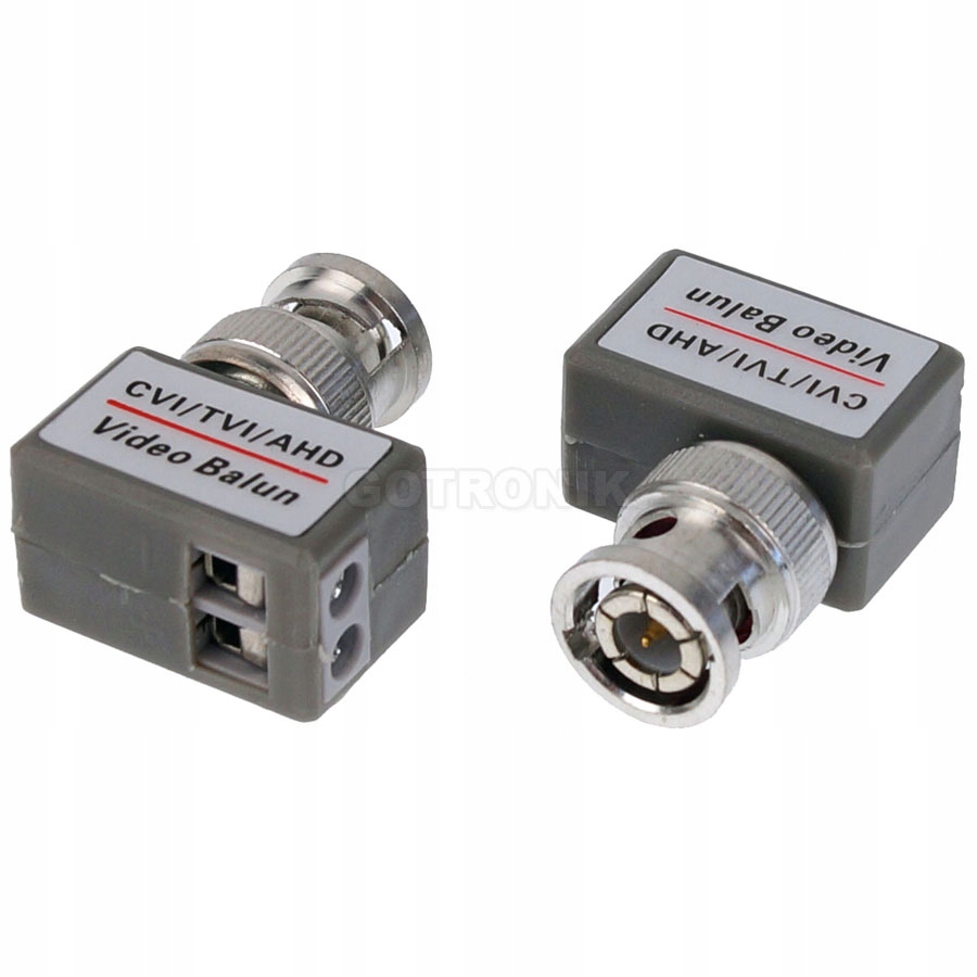 

Konwerter pasywny Bnc-utp Video Balun x2szt.