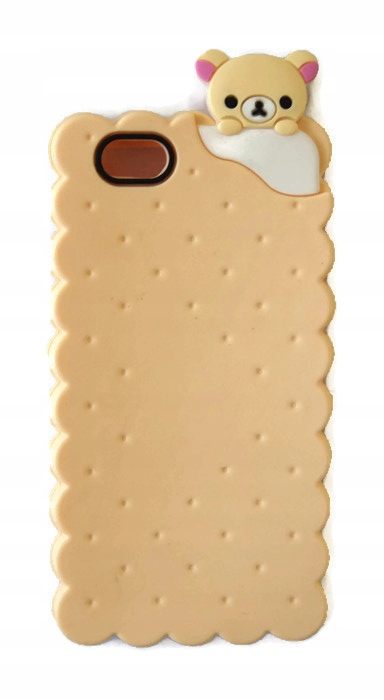 

Etui Case Iphone 6 / 6S Z Misiem Fancy Kremowy