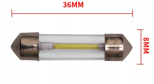 ŻARÓWKA LED COB C3W C5W C10W FESTOON FILAMENT 36mm Producent inny