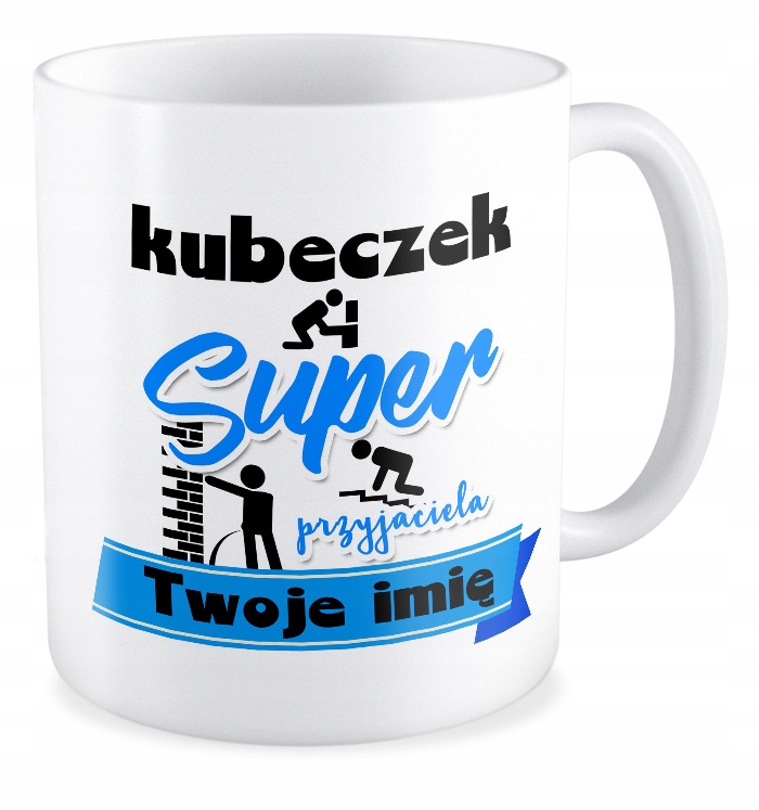 

Kubek Przyjaźń prezent Przyjaciela + Twoje Imię