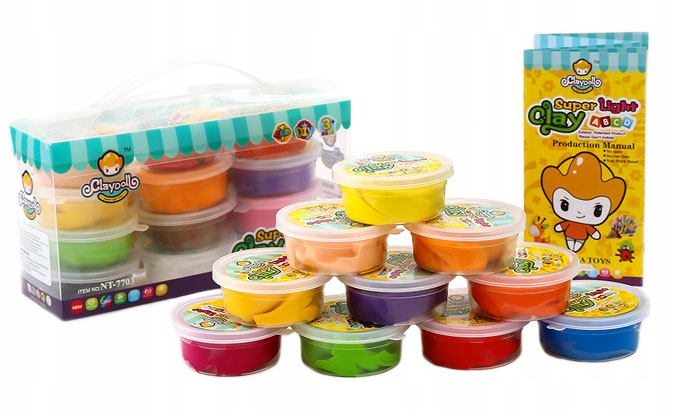 ВОЛШЕБНЫЙ ПЛАСТИЛИН МАССА ПЛАСТИЧЕСКАЯ PIANKOLINA x12