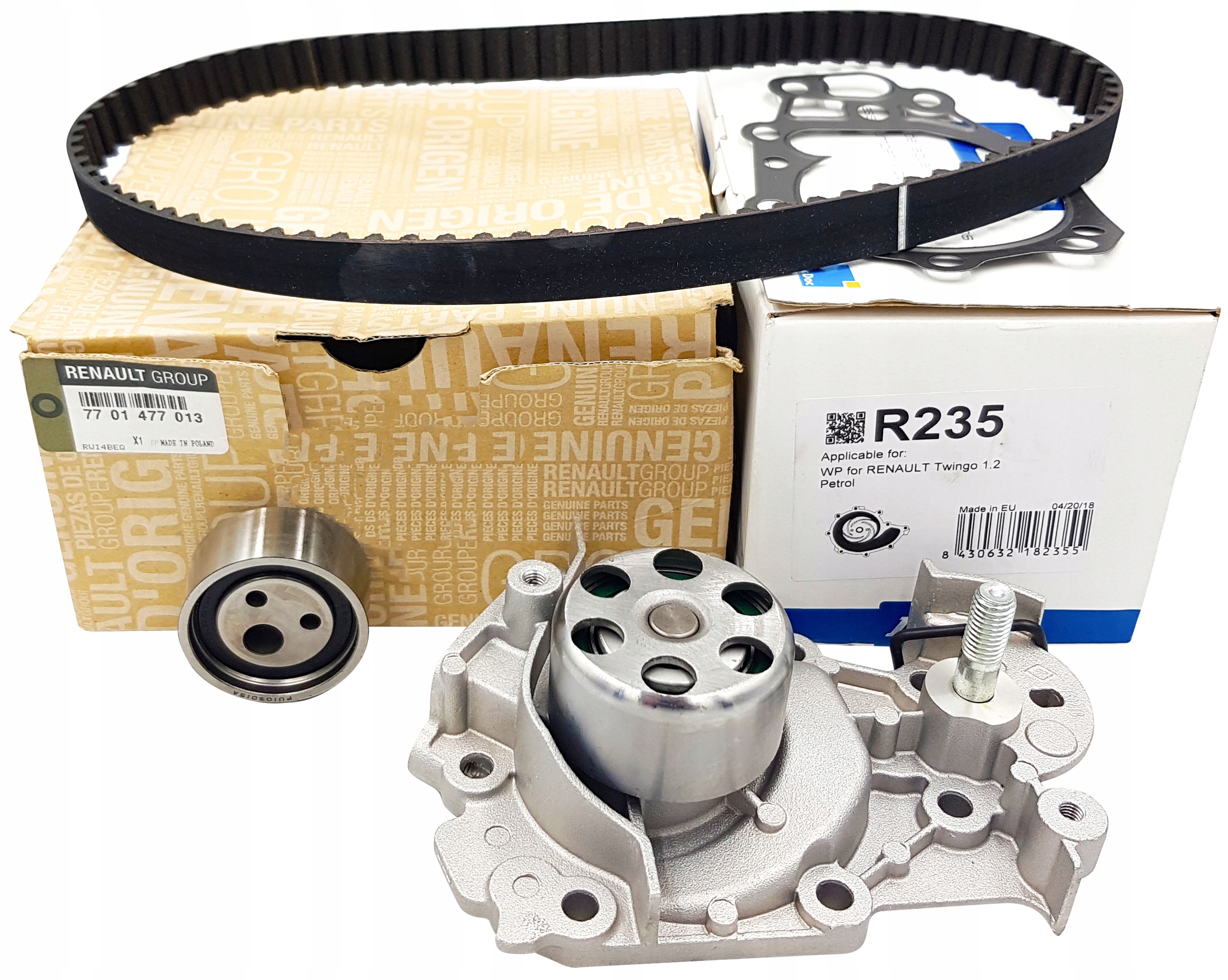 7701477013 WPQ0960 - RENAULT TWINGO II 1.2 СРОКИ OE ВОДЯНОЙ НАСОС