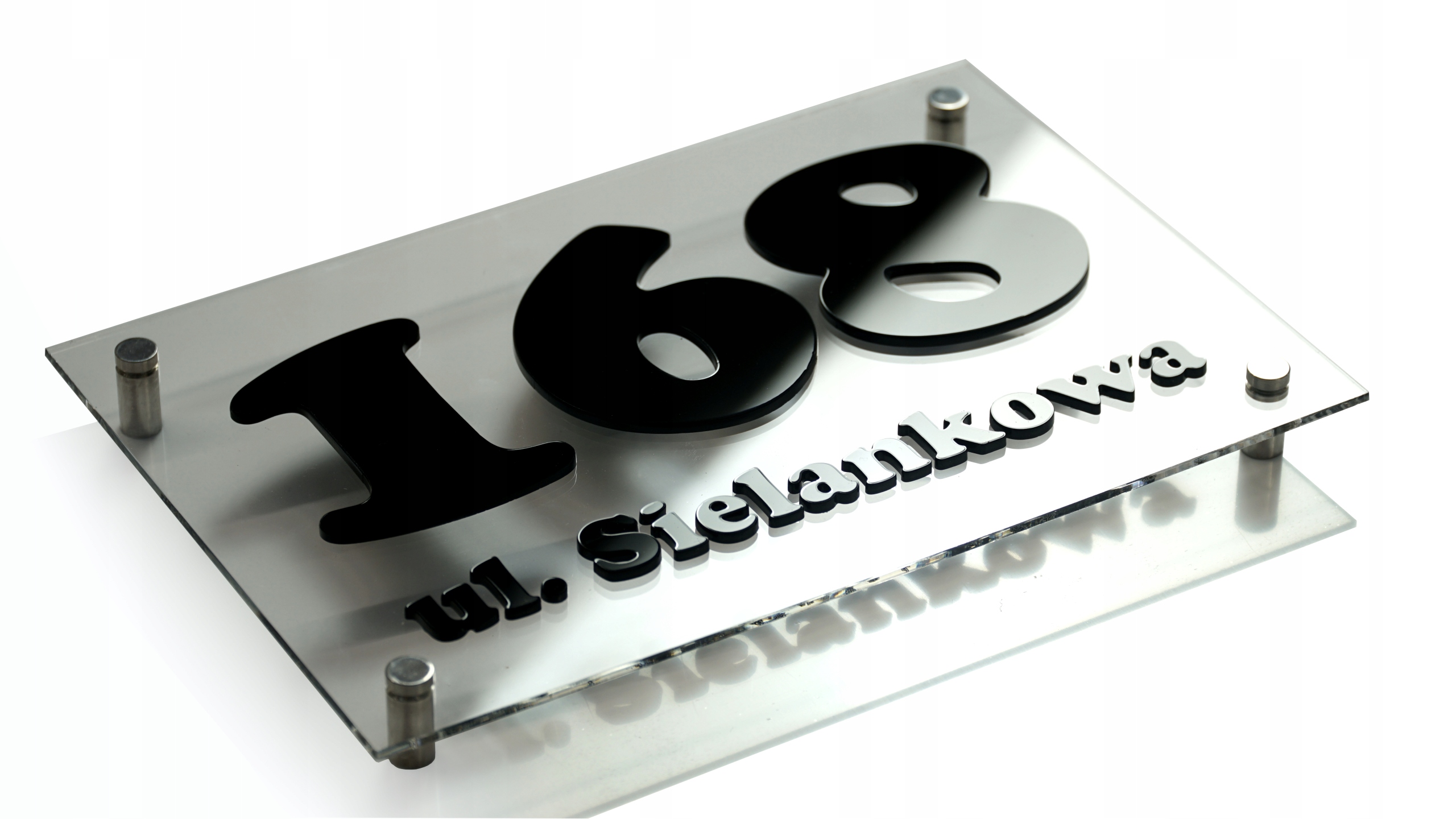 Tabliczka tablica adresowa na dom 3d 30x40 KOLORY Kod producenta Tab 3d 30x40