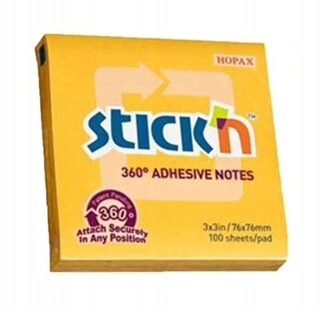 

Stickn 360 Karteczki Samoprzylepne 76 X 76 100