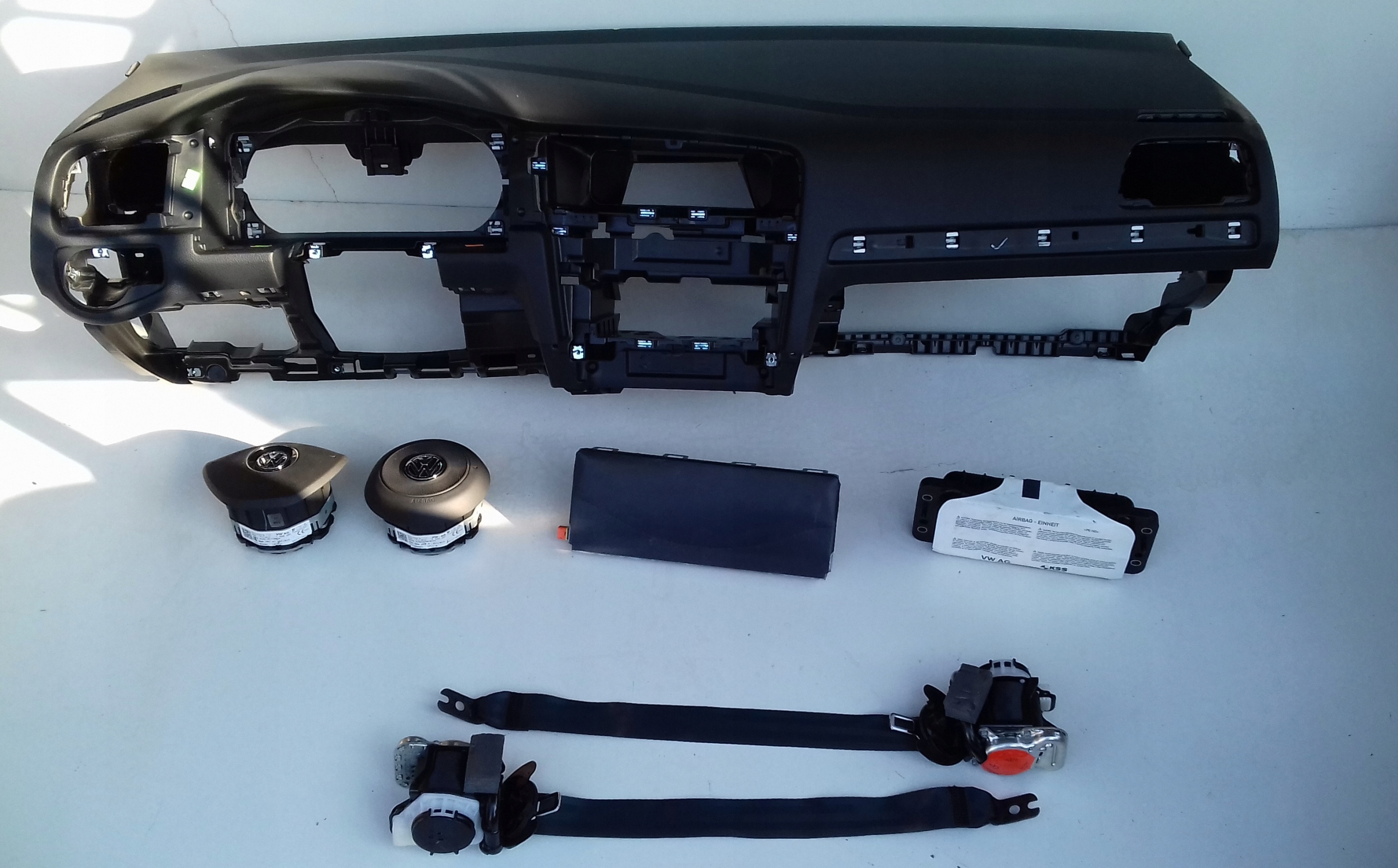 VW GOLF 7 VII 5G ДОСКА КОНСОЛЬ ПОДУШКА БЕЗОПАСНОСТИ РЕМНИ ORG