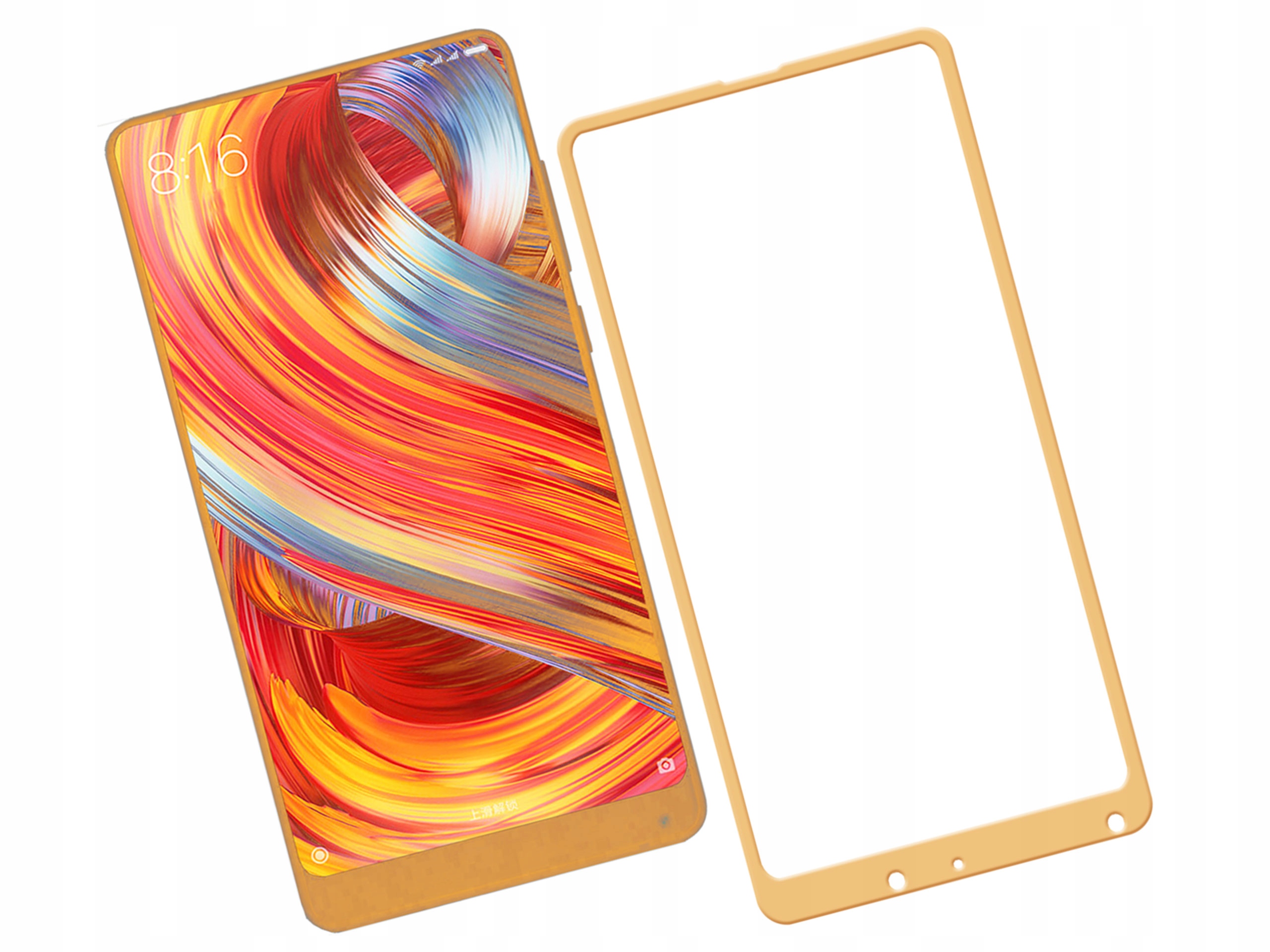 

Szkło 3D 9H zaokrąglone Xiaomi Mi MIX 2S Złoty