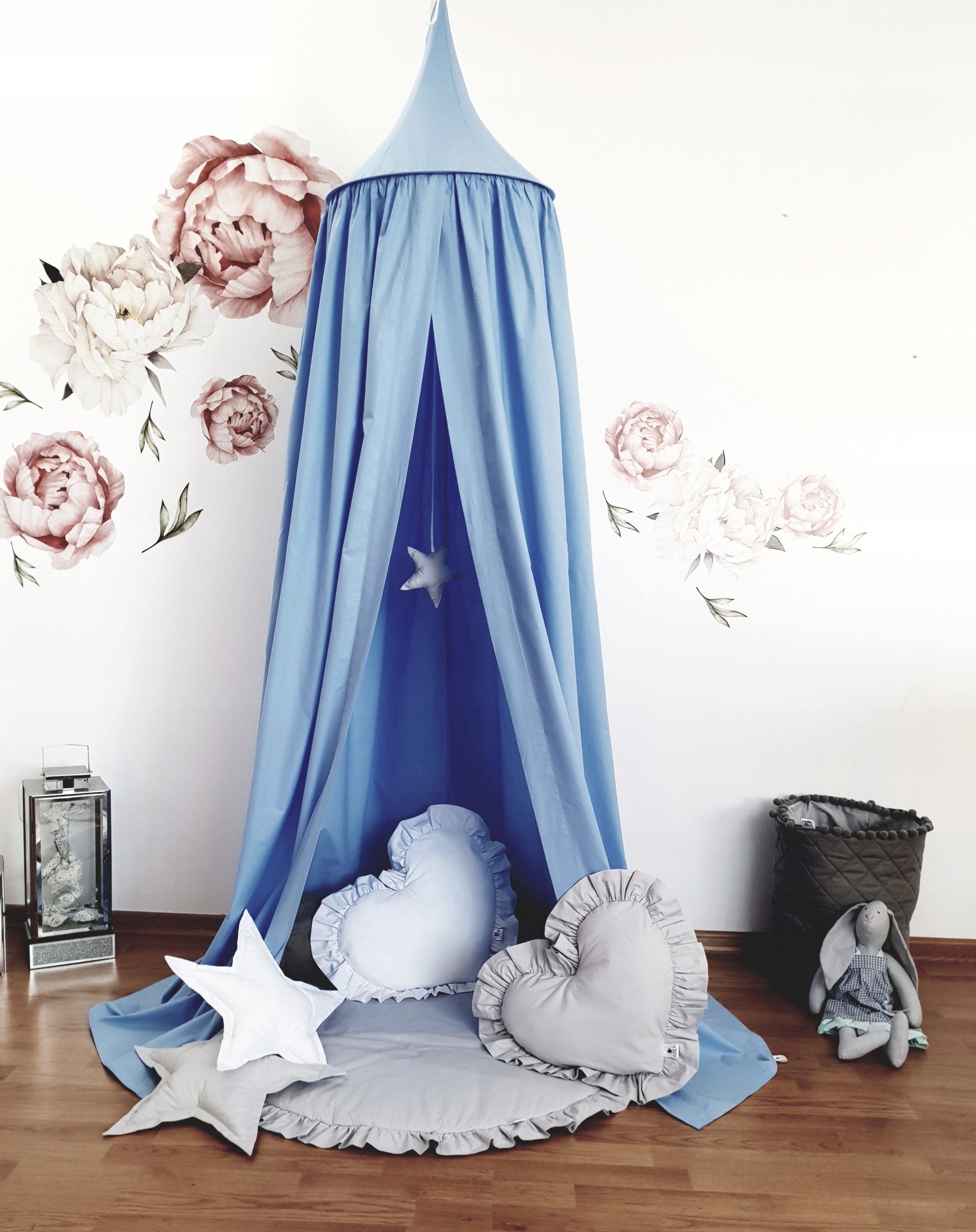 Baldachim - Namiot Tipi KOLORY Kolor dominujący odcienie różu