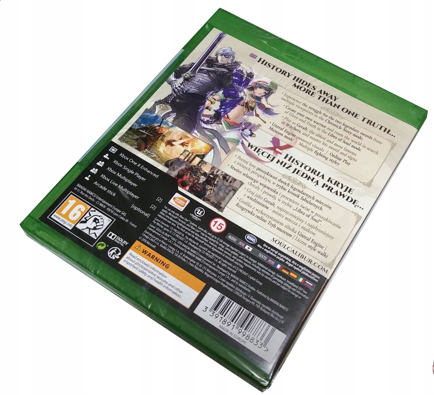 6000. SOUL CALIBUR 6 / XBOX ONE / NOWA Tematyka bijatyki