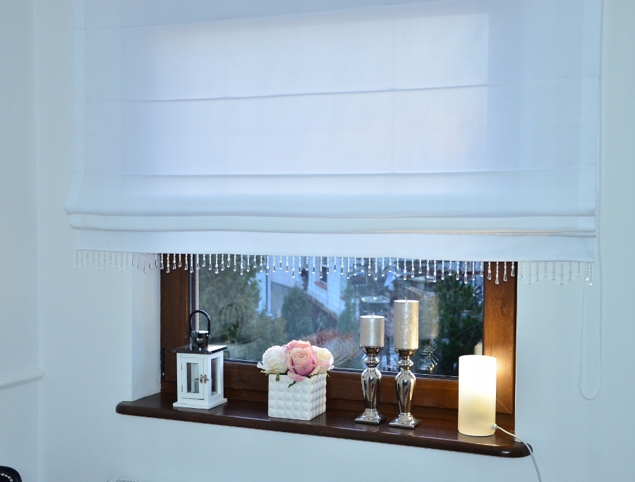 ШТОРА РИМСКАЯ МЕХАНИЗМ ЦЕПНОГО БЕЛЫЙ ШАРИК