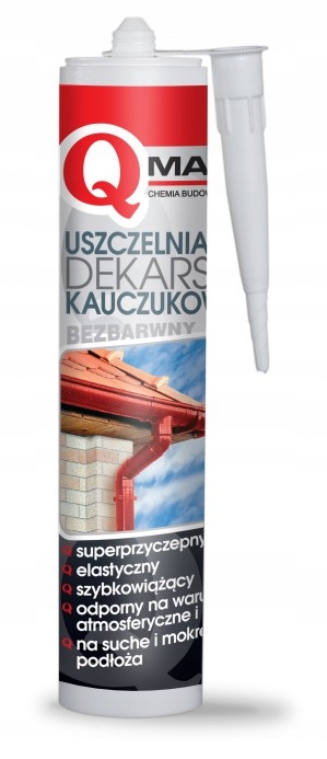 

Qmar - Uszczelniacz Dekarski Kauczukowy bezbarwny