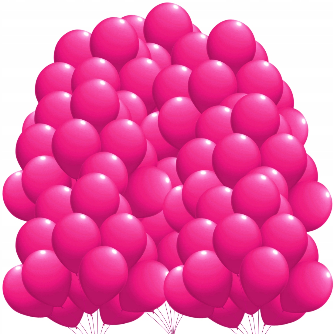 

Balony pastelowe Ślub urodziny 100 szt 34cm Różowe