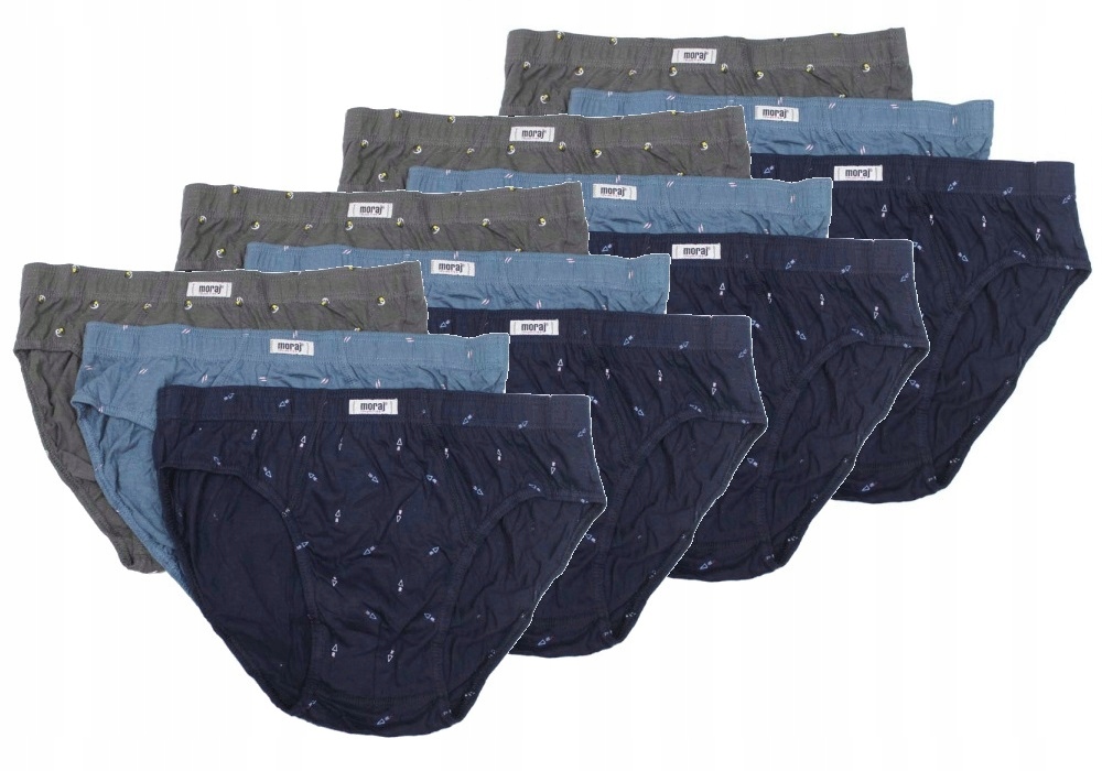 

Slipy majtki męskie 100% Bawełna Moraj 12 szt 3XL