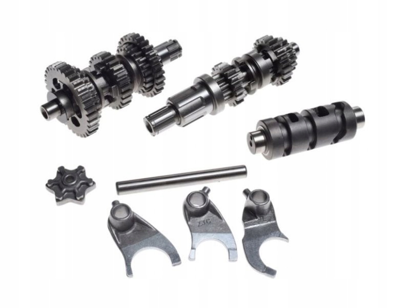 SKRZYNIA BIEGOW ATV200 Z WODZIKAMI LONCIN KPL