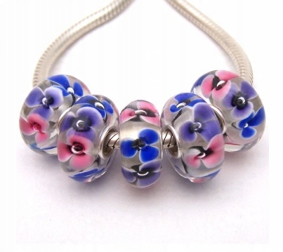 

Charms Zawieszka Koralik Do Pandory Murano Srebro