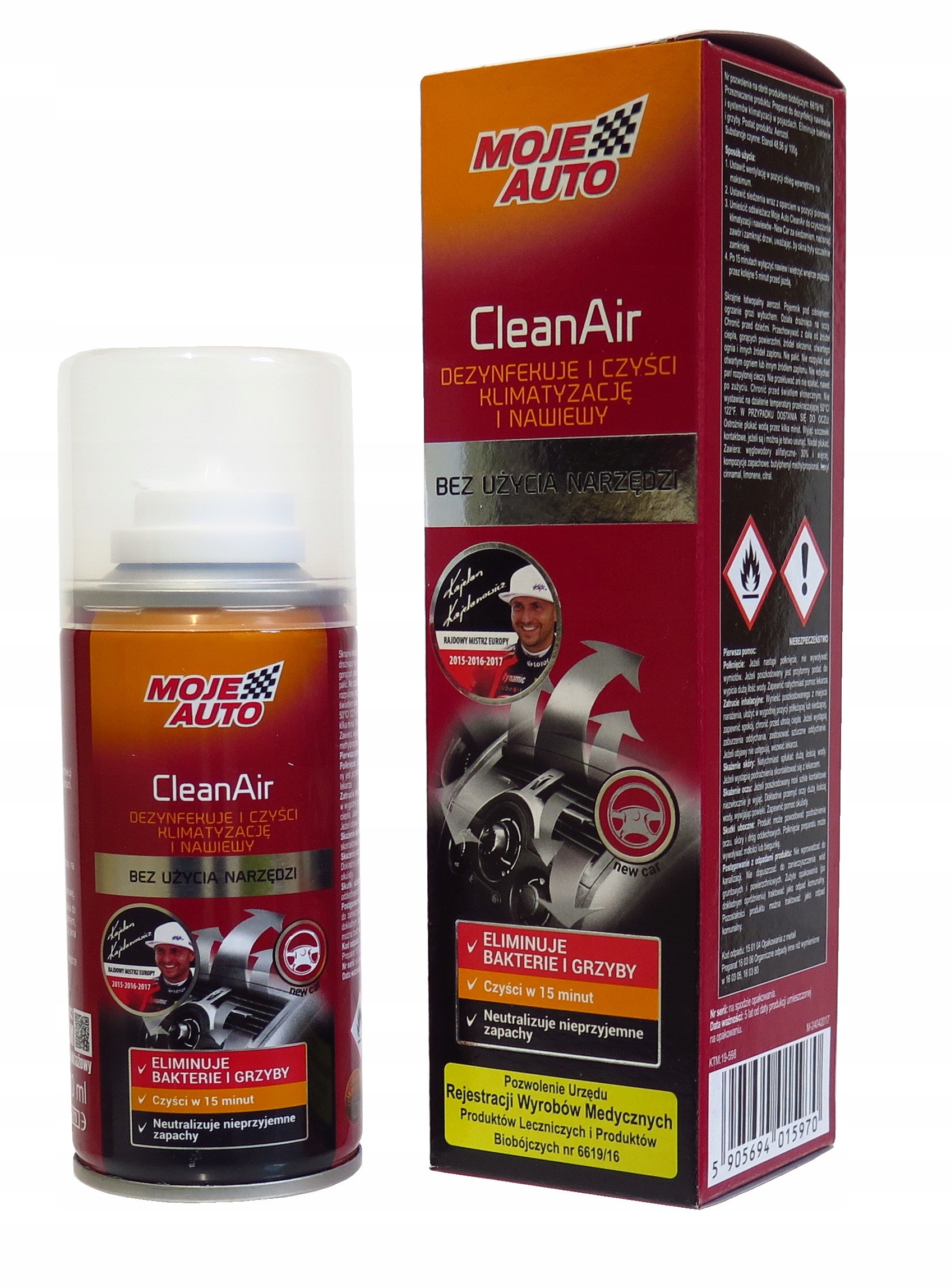 ŚRODEK DO CZYSZCZENIA KLIMATYZACJI KLIMY NEW CAR