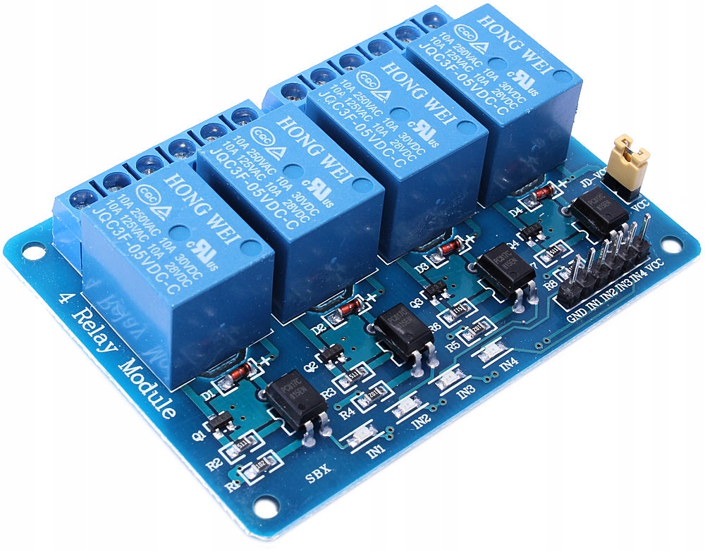 

Przekaźnik 4 Kanałowy 5V Arduino Optoizoizolacja