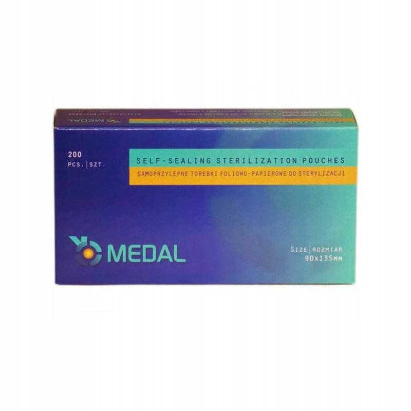 

Torebki Do Sterylizacji Medal 90x135 200 sztuk
