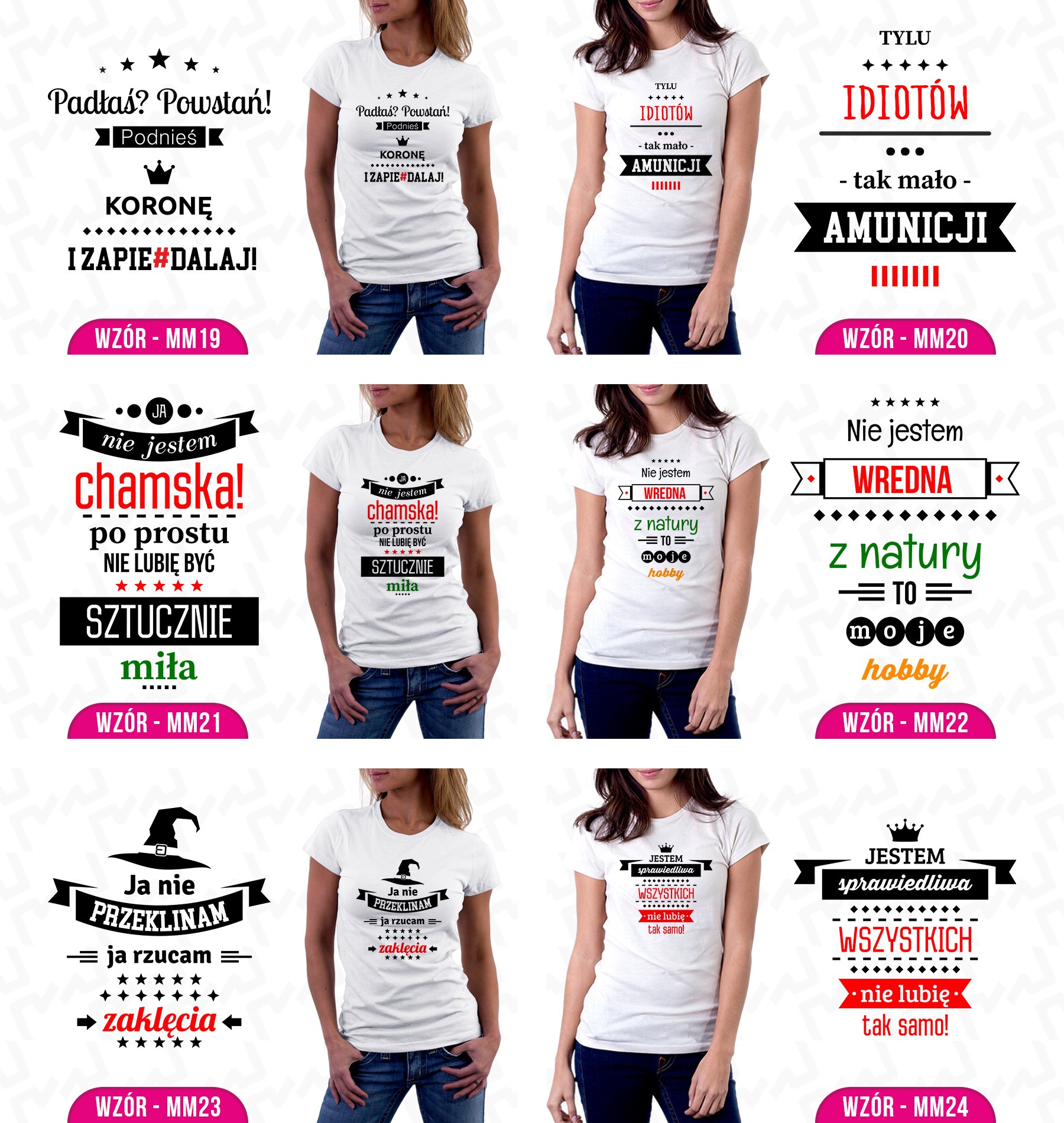 DAMSKIE ŚMIESZNE KOSZULKI Z NADRUKIEM S Rozmiar S