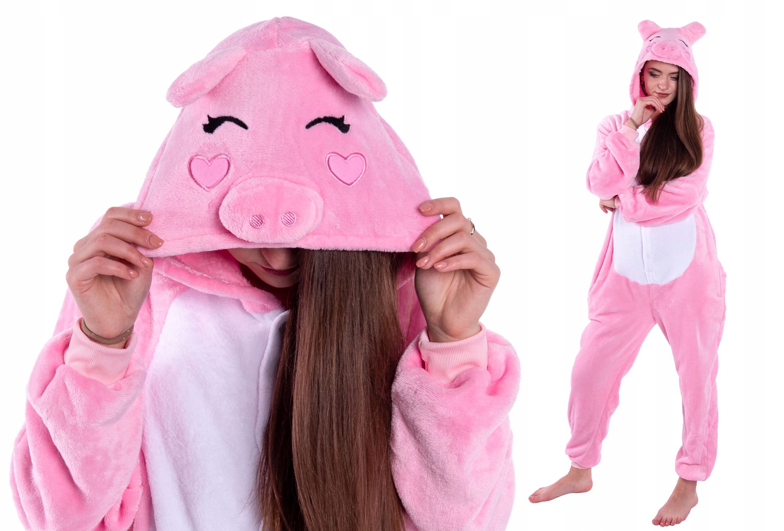 

Prosiaczek Piżama Świnka Kigurumi Onesie 146 152