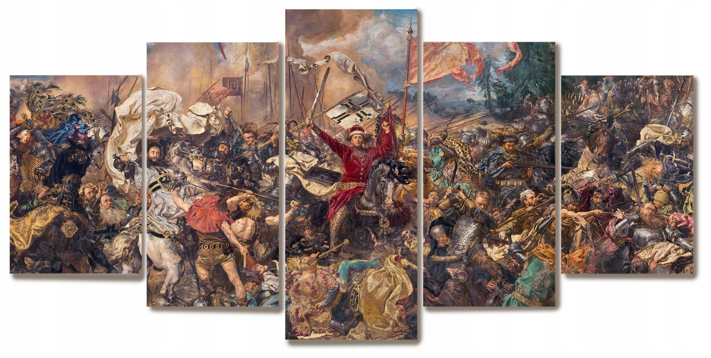 

Obraz 5 częściowy Bitwa Grunwaldem Tryptyk 100x50