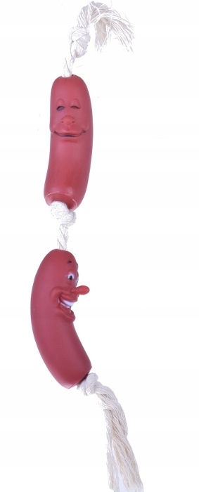 

Zabawka gumowa dla psa gryzak kiełbasa 45 cm kota