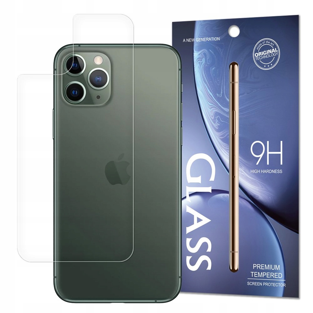 

Back Glass szkło hartowane 9H na tył iPhone 11 Pro
