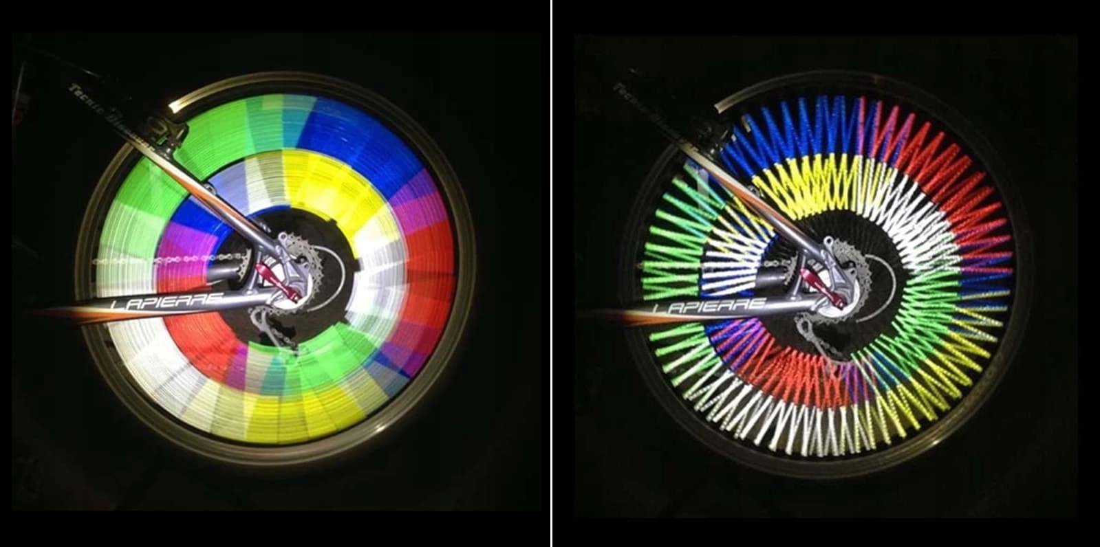 KOLOROWY ODBLASK NA ROWER ZESTAW ODBLASKOWY SZPRYCHY KOŁA KULKI DLA DZIECI Kod producenta UN