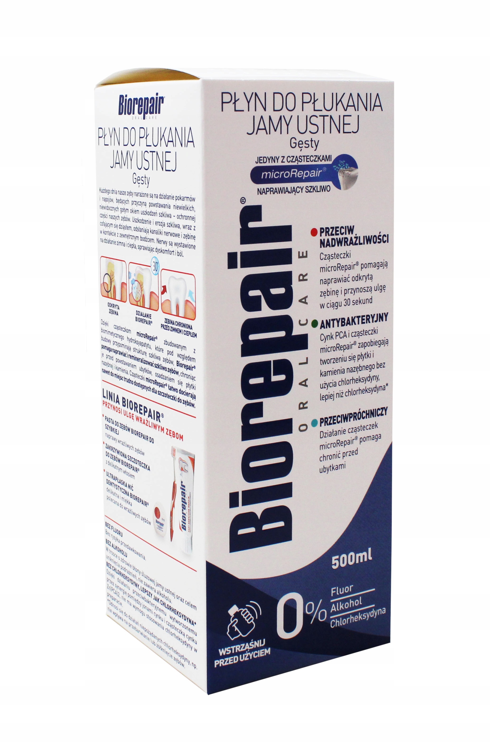 

Biorepair Plus Płyn do płukania 500ml Microrepair