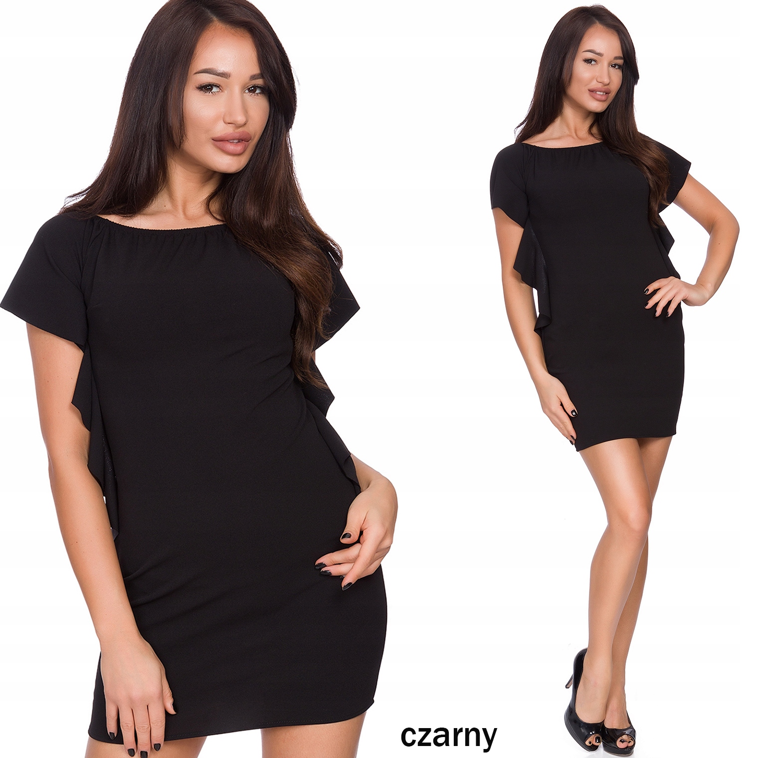 

050__SUKIENKA Z Falbankami Po Bokach