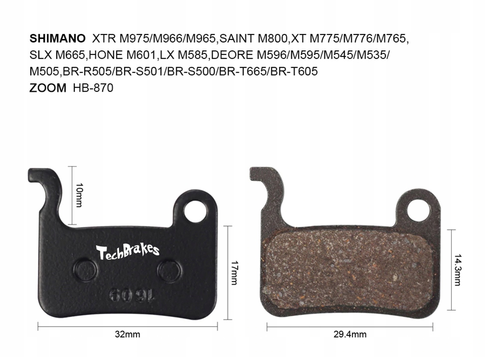 Klocki hamulcowe Shimano SLX BR-M665 Marka TechBrakes