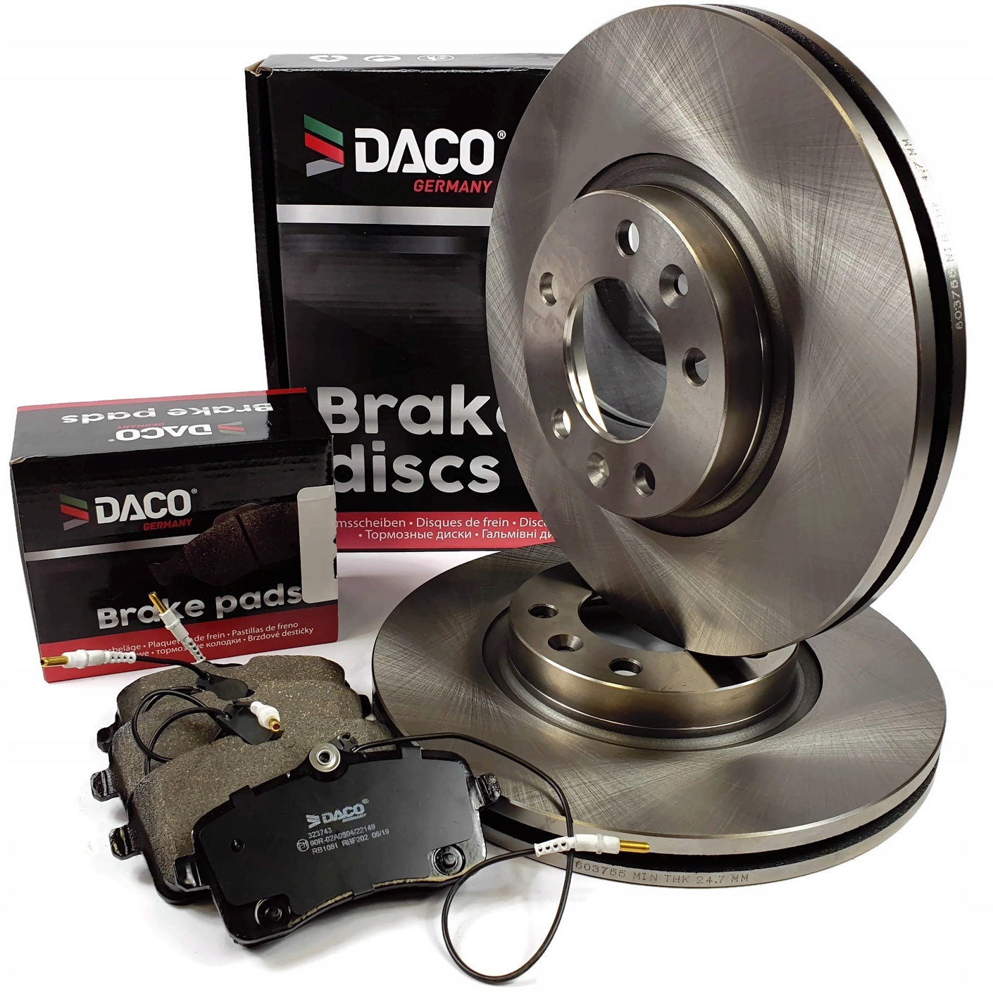 

Tarcze Klocki Przód Peugeot 406 Daco Germany