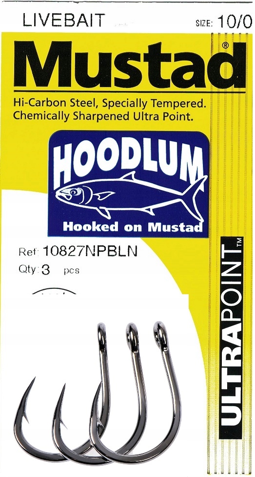 Mustad Hak Morski Big Fish Rozmiar 12/0