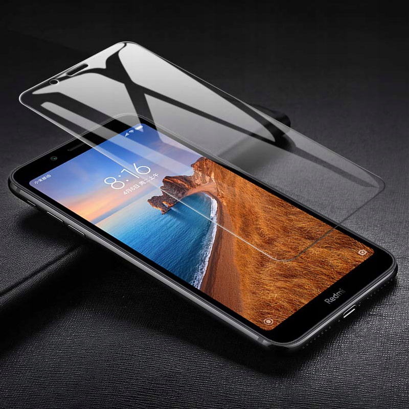 ETUI CLEAR VIEW COVER DO XIAOMI REDMI 7A +SZKŁO Kolor czarny