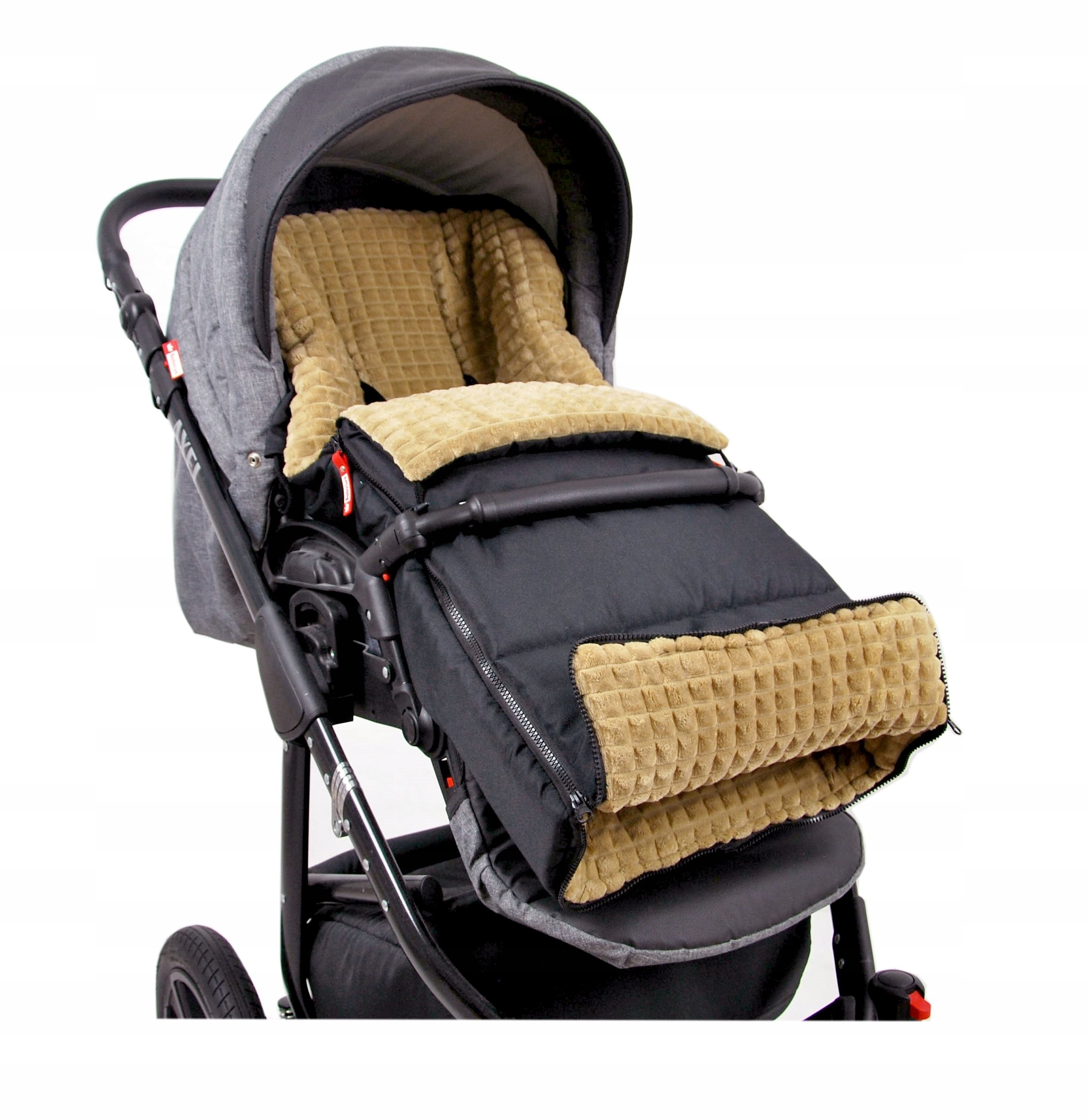 BabyLux ŚPIWOR K24 DO WÓZKA FOTELIKA MINKY 90cm 4 Rodzaj śpiworek