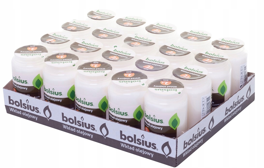 

Bolsius wkład olejowy 2,5 dnia palenia 20 sztuk