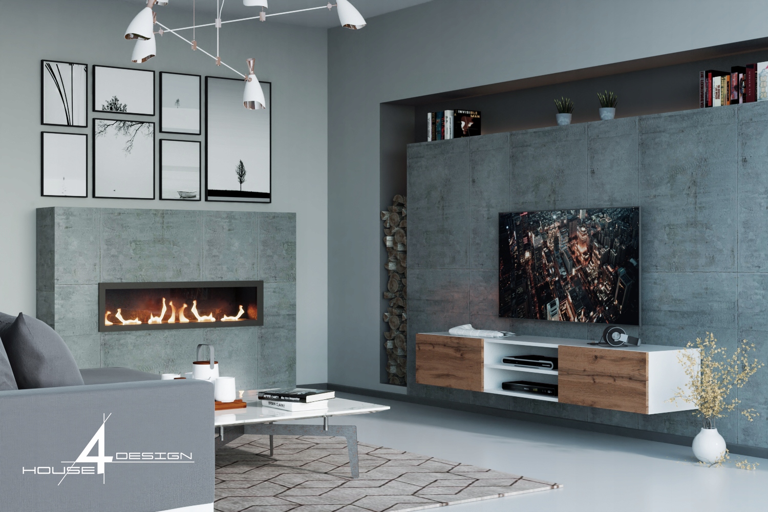 ROMA - SZAFKA RTV 160cm CZARNA NOWOCZESNA MAT Wysokość mebla 30 cm