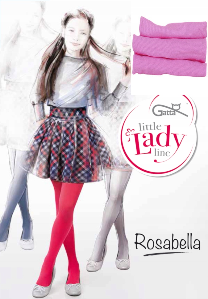 

Rajstopy Gatta Rosabella 140-146 pink-jasny róż