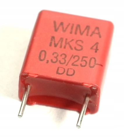 

330nF 250V Wima MKS4 7.5mm kondensator [2szt] #942